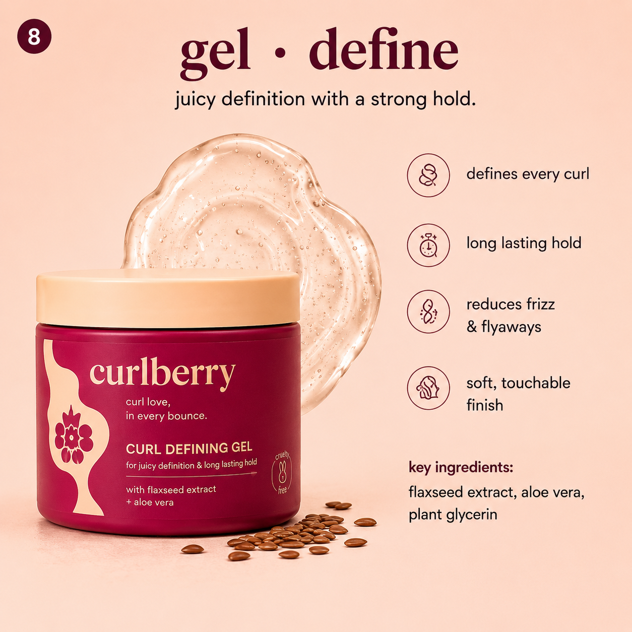 Turn frizzy hair into defined curls for 4-7 days